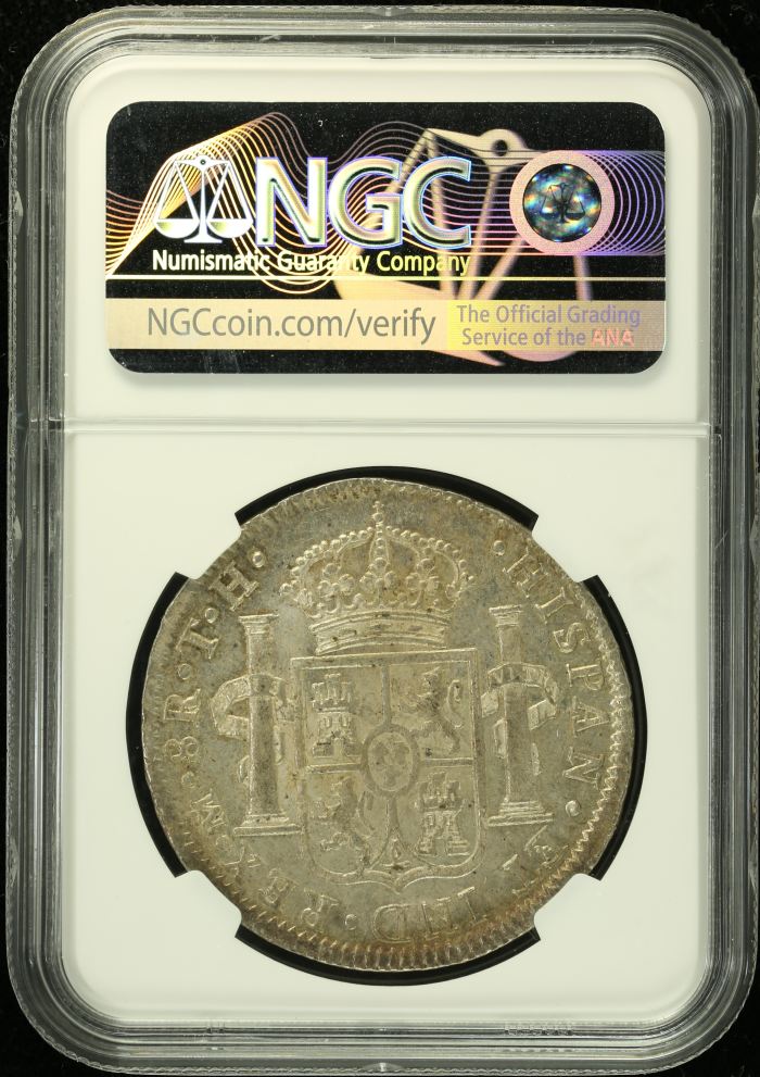 Colonial Silver & Minors 8 Reales 1808 Mo TH NGC MS61 0136366Colonial Silver & Minors 8 Reales 1808 Mo TH NGC MS61 0136366 - Image 2