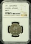 Oaxaca Peso 1915 Oaxaca NGC MS63 0136248