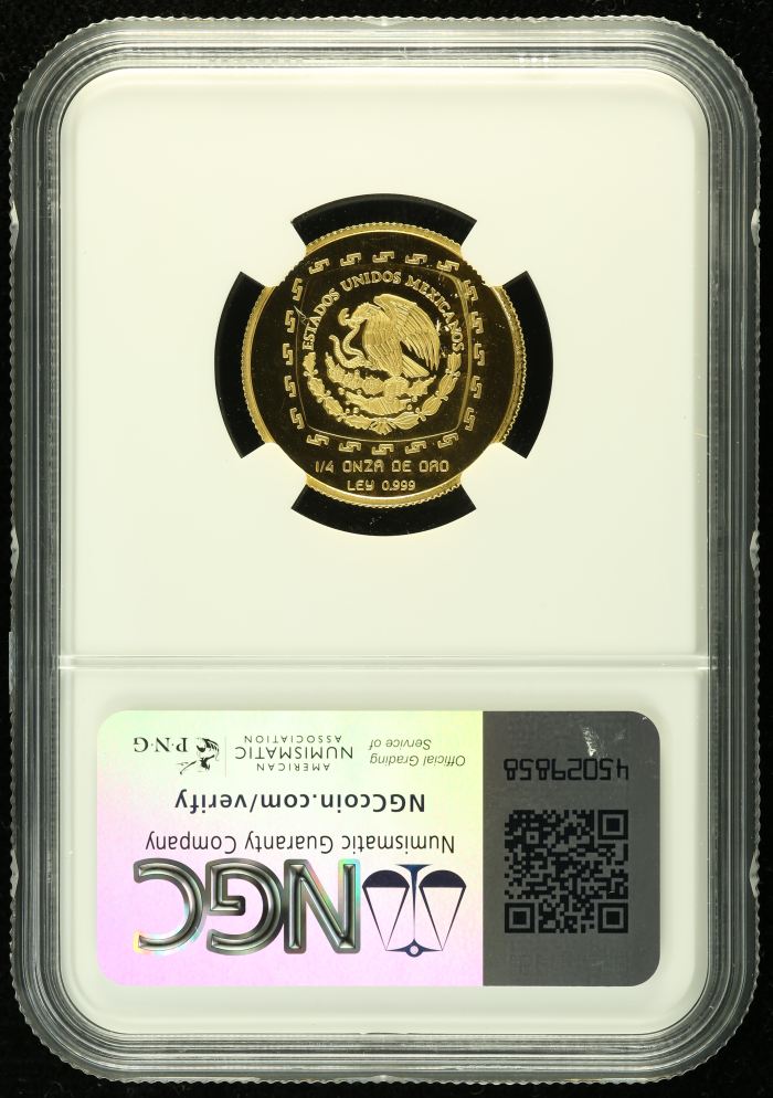 Modern Gold 25 Peso 1996 Mo NGC PF69 Ultra Cameo 0136378Modern Gold 25 Peso 1996 Mo NGC PF69 Ultra Cameo 0136378 - Image 2