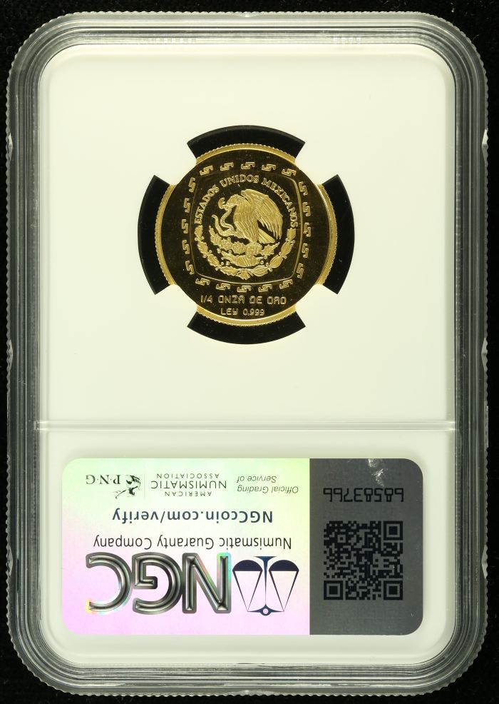 Modern Gold 25 Peso 1996 Mo NGC PF69 Ultra Cameo 0136379Modern Gold 25 Peso 1996 Mo NGC PF69 Ultra Cameo 0136379 - Image 2
