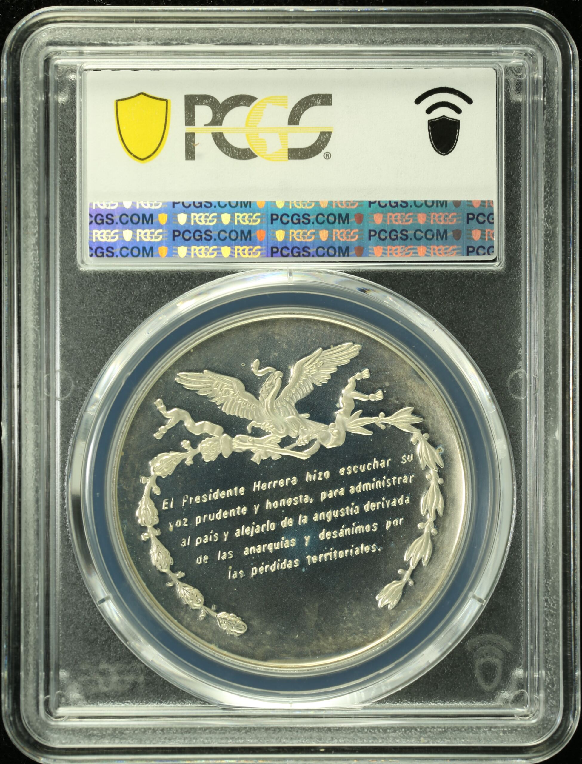 Medals & Tokens Mexican Coins Medals & Tokens Presidents of Mexico #0058 (c.1972) LR PCGS SP69 0135832 Medals & Tokens Presidents of Mexico #0058 (c.1972) LR PCGS SP69 0135832Medals & Tokens Presidents of Mexico #0058 (c.1972) LR PCGS SP69 0135832 - Image 2