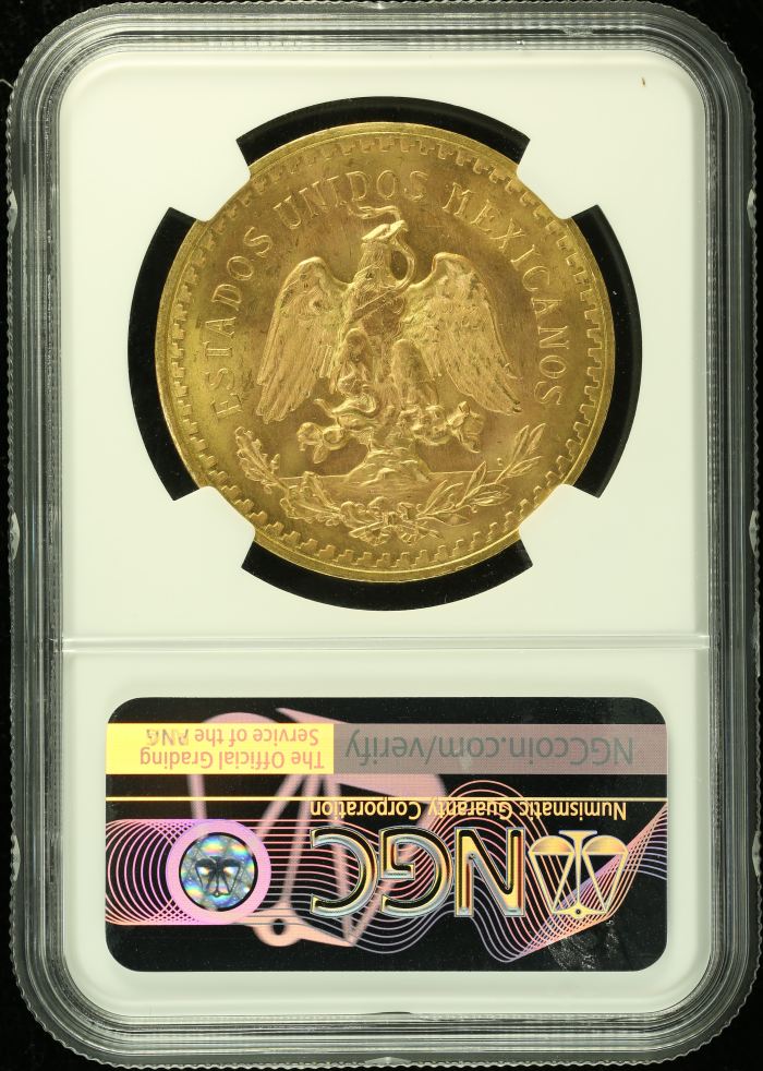 Modern Gold 50 Peso 1931 NGC MS65 0136074Modern Gold 50 Peso 1931 NGC MS65 0136074 - Image 2