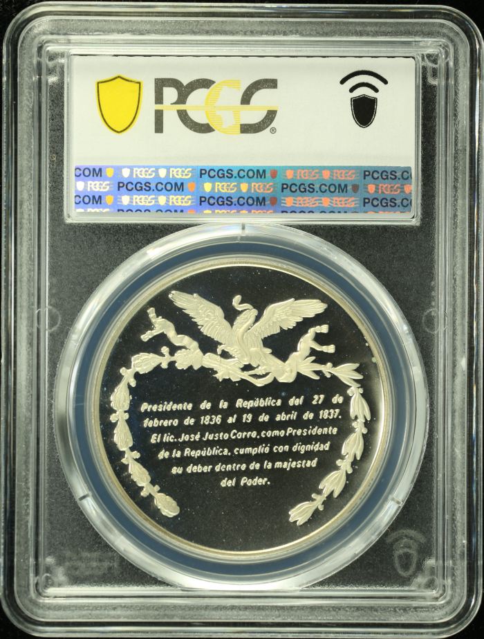 Medals & Tokens Presidents of Mexico #0058 (c.1972) LR PCGS SP68 0135810Medals & Tokens Presidents of Mexico #0058 (c.1972) LR PCGS SP68 0135810 - Image 2