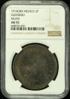 Guerrero 2 Peso 1914 GRO NGC AU55 0136211