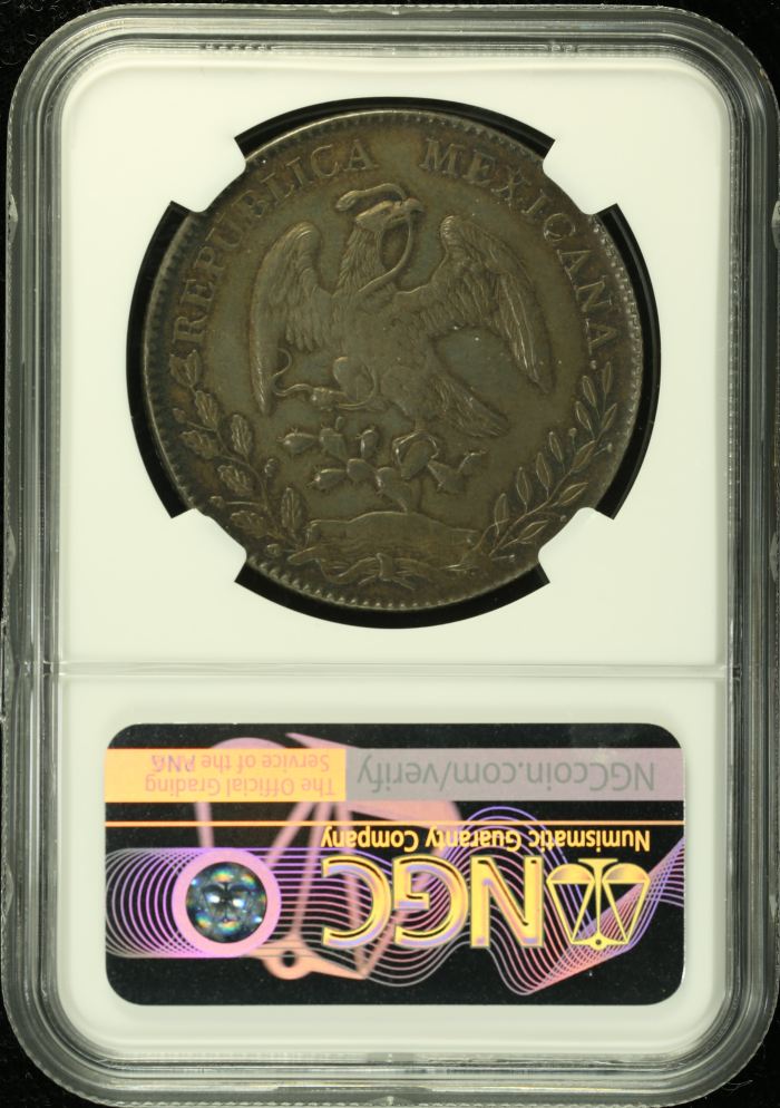 Durango 8 Reales 1894 Do ND NGC AU58 0135776Durango 8 Reales 1894 Do ND NGC AU58 0135776 - Image 2