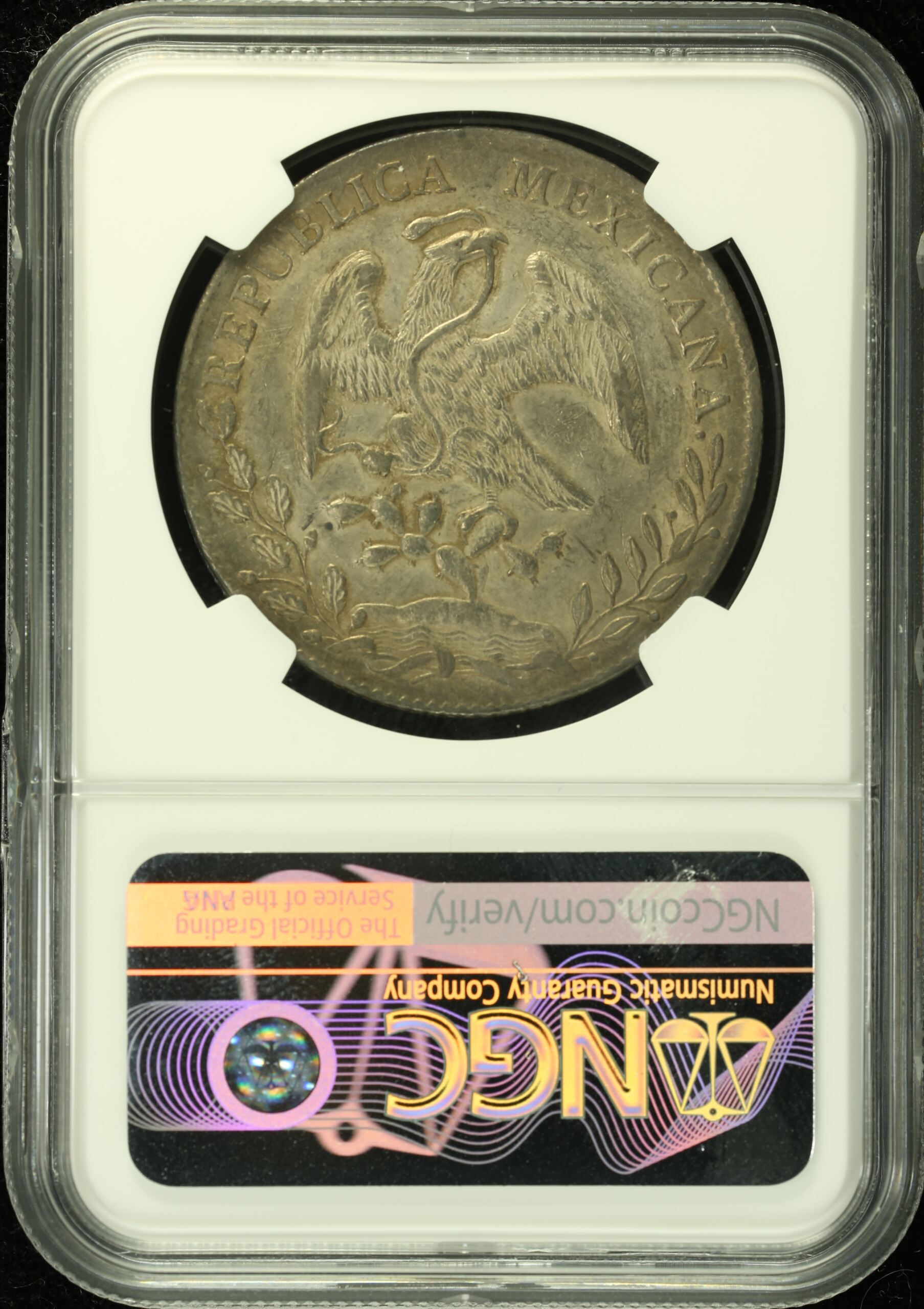 Alamos 8 Reales 1893 As ML NGC AU58 0135777 | World Numismatics LLC
