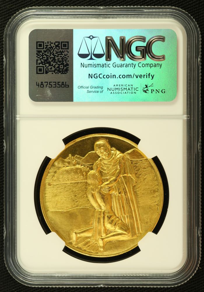 Medals & Tokens Vasco De Quiroga Gold Medal 1965 Mo NGC MS66 Grove-P-340 0136174Medals & Tokens Vasco De Quiroga Gold Medal 1965 Mo NGC MS66 Grove-P-340 0136174 - Image 2