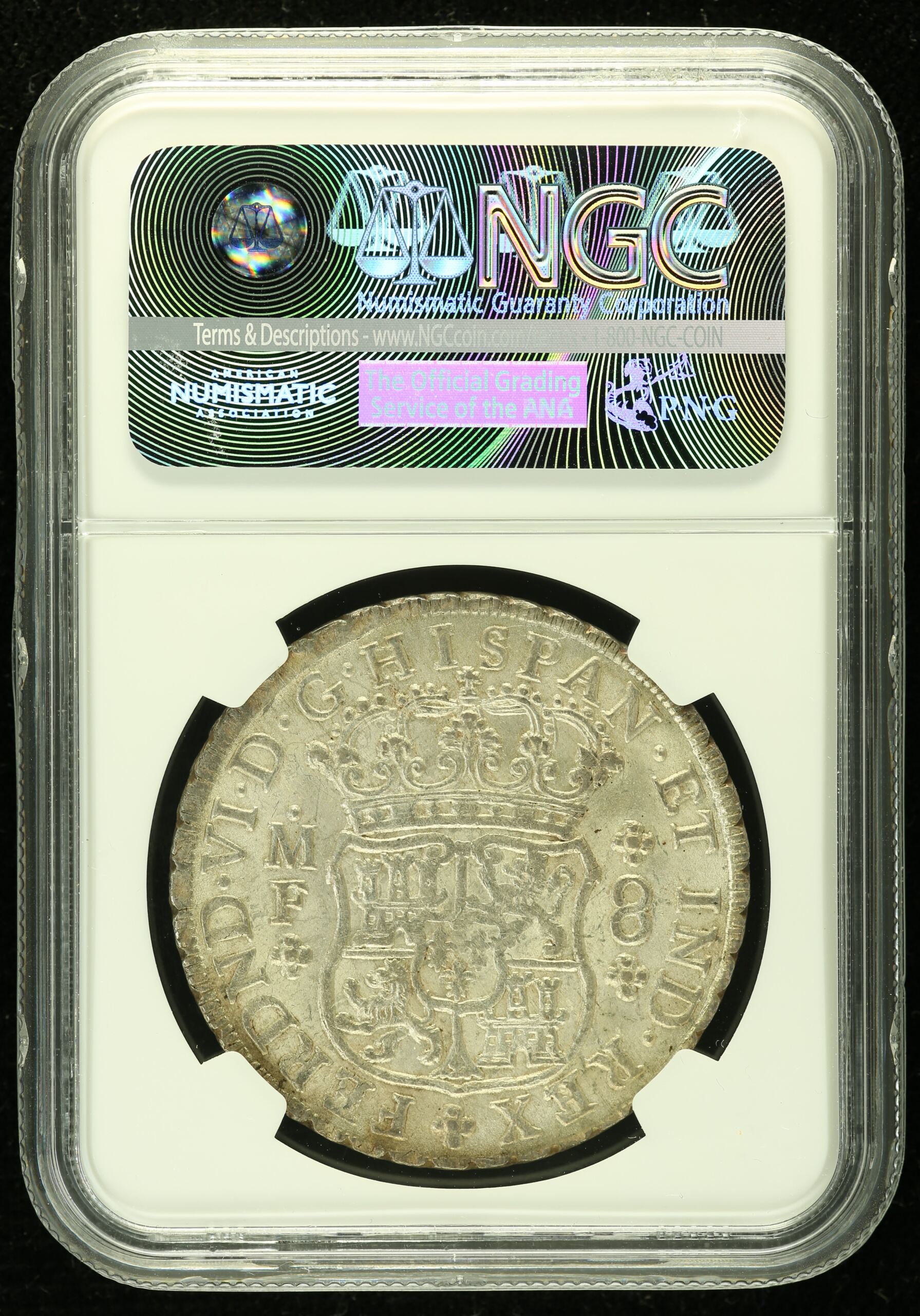 Colonial Silver & Minors Mexican Coins Colonial Silver & Minors 8 Reales 1753 Mo MF NGC MS62 0136413 Colonial Silver & Minors 8 Reales 1753 Mo MF NGC MS62 0136413Colonial Silver & Minors 8 Reales 1753 Mo MF NGC MS62 0136413 - Image 2