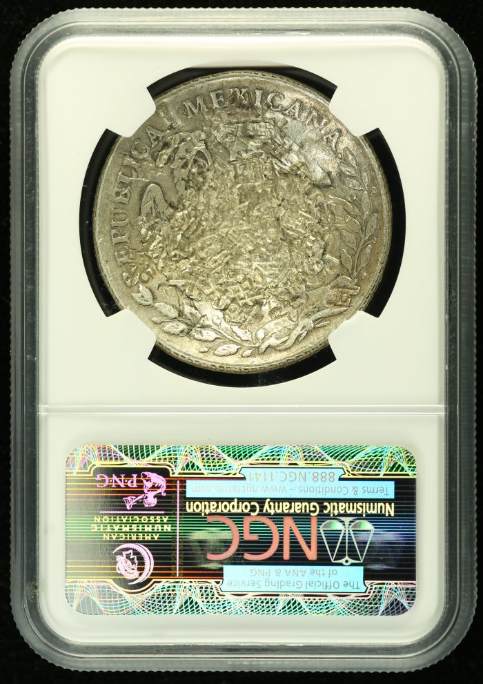 Chopmarked 8 Reales 1880 Ca PM NGC CHOPMARKED 0136536Chopmarked 8 Reales 1880 Ca PM NGC CHOPMARKED 0136536 - Image 2