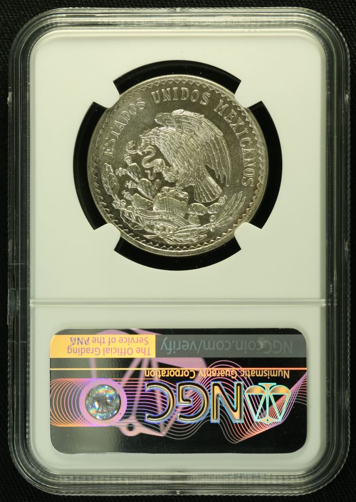 Modern Silver & Minors Peso 1947 Mo NGC MS64 0136757Modern Silver & Minors Peso 1947 Mo NGC MS64 0136757 - Image 2