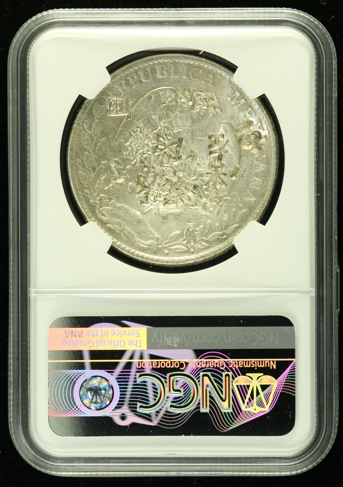 Chopmarked 8 Reales 1878 Cn CG NGC CHOPMARKED 0136543Chopmarked 8 Reales 1878 Cn CG NGC CHOPMARKED 0136543 - Image 2