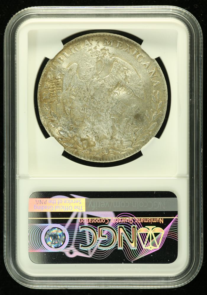 Chopmarked 8 Reales 1883 Go BR NGC CHOPMARKED 0136560Chopmarked 8 Reales 1883 Go BR NGC CHOPMARKED 0136560 - Image 2