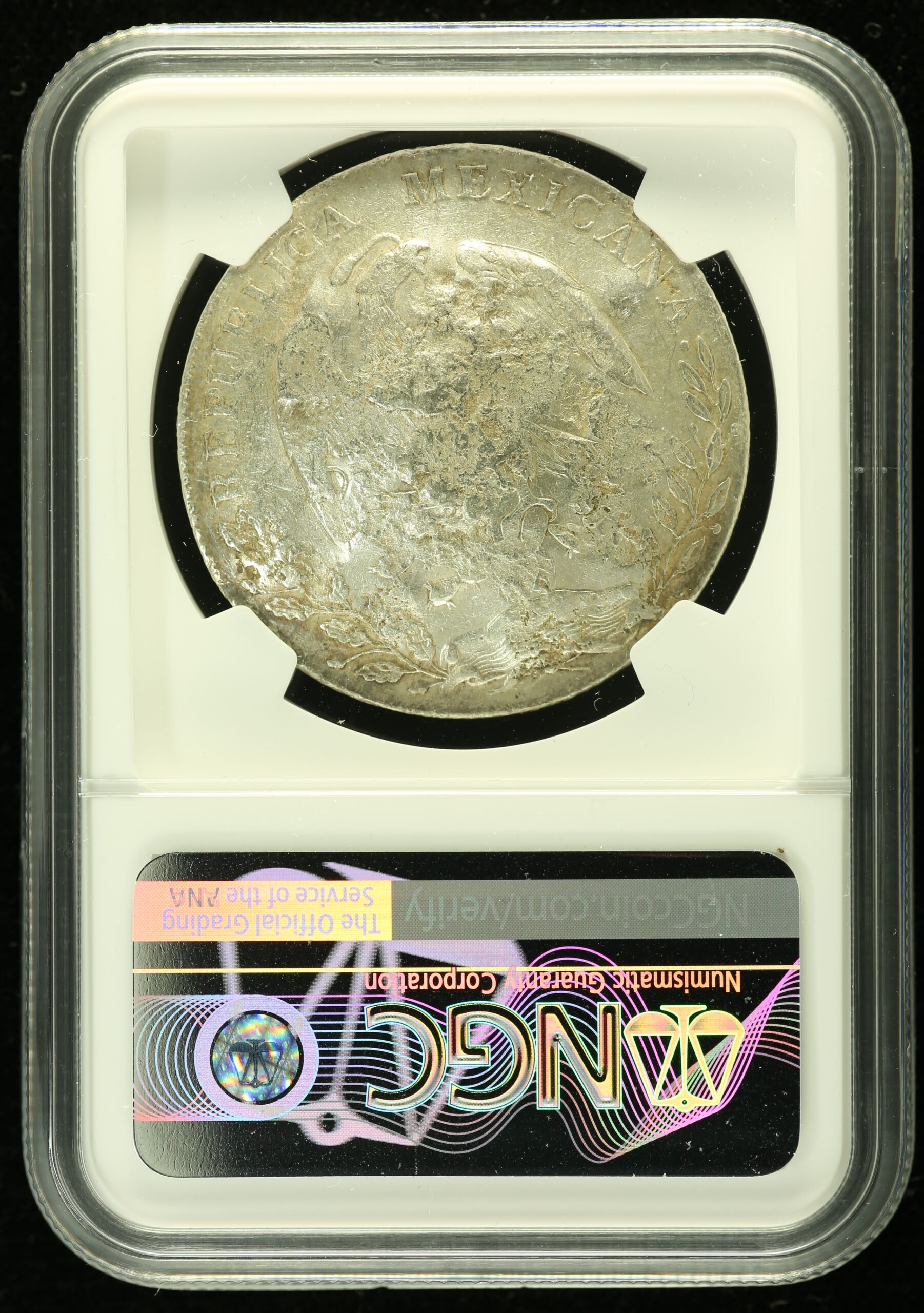 Chopmarked Mexican Coins Chopmarked 8 Reales 1887 Go RR NGC CHOPMARKED 0136562 Chopmarked 8 Reales 1887 Go RR NGC CHOPMARKED 0136562Chopmarked 8 Reales 1887 Go RR NGC CHOPMARKED 0136562 - Image 2