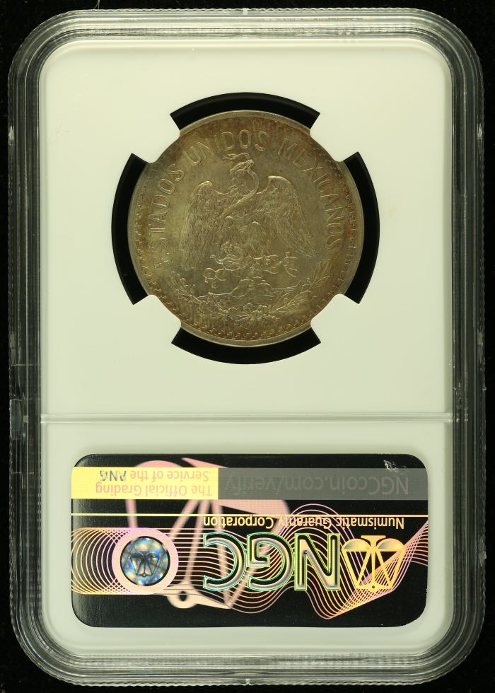 Modern Silver & Minors 50 Centavo 1912 M NGC MS61 0136796Modern Silver & Minors 50 Centavo 1912 M NGC MS61 0136796 - Image 2