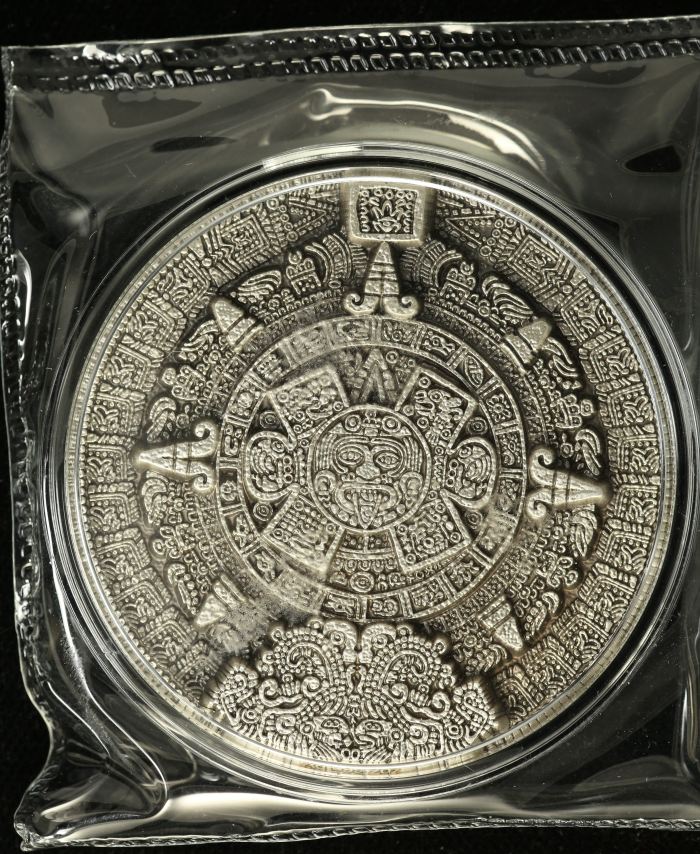 Medals & Tokens 2oz Silver Aztec Calendar Medal 0137234Medals & Tokens 2oz Silver Aztec Calendar Medal 0137234