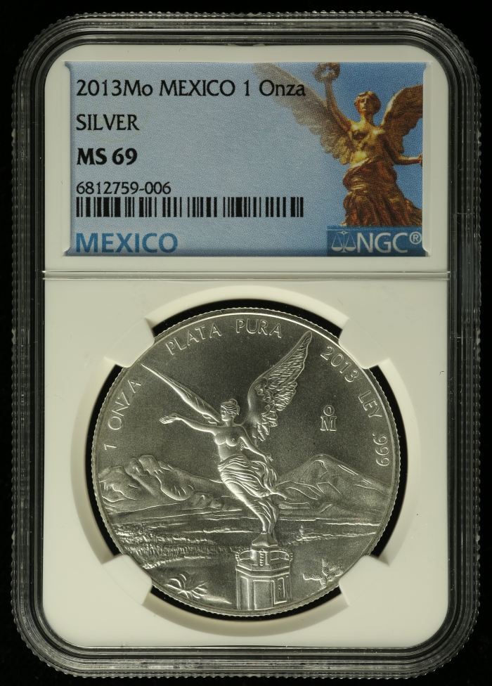 Modern Silver & Minors Onza 2013 Mo NGC MS69 0137221Modern Silver & Minors Onza 2013 Mo NGC MS69 0137221