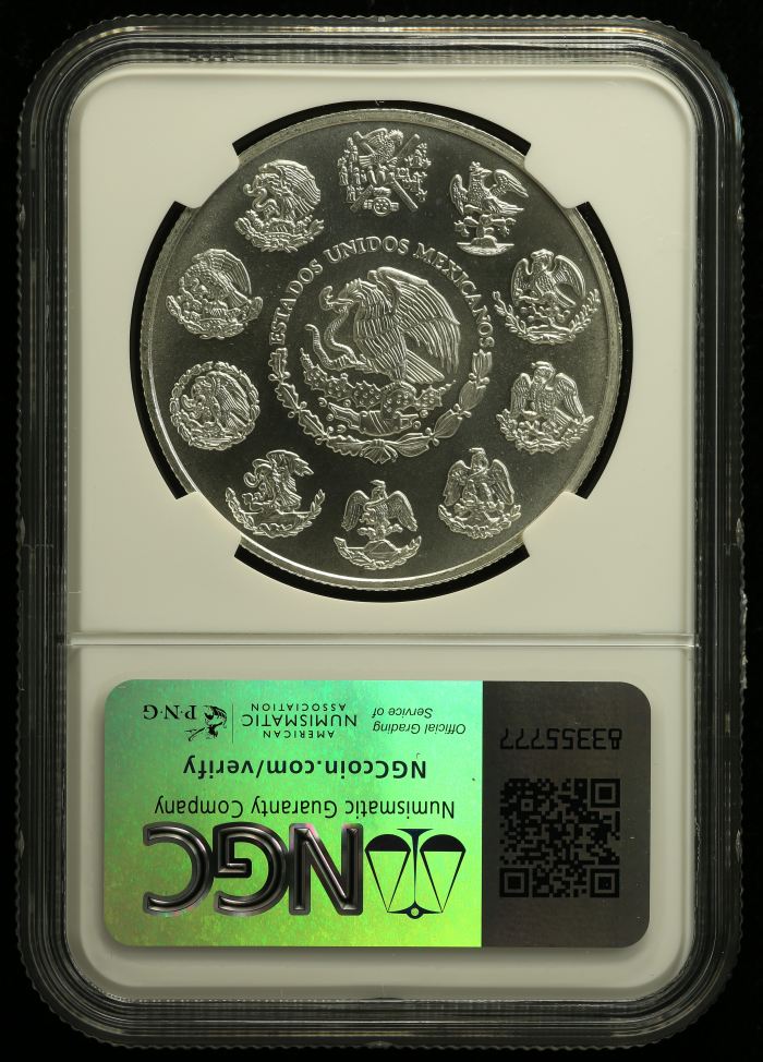 Modern Silver & Minors Onza 2003 Mo NGC MS69 0137230Modern Silver & Minors Onza 2003 Mo NGC MS69 0137230 - Image 2