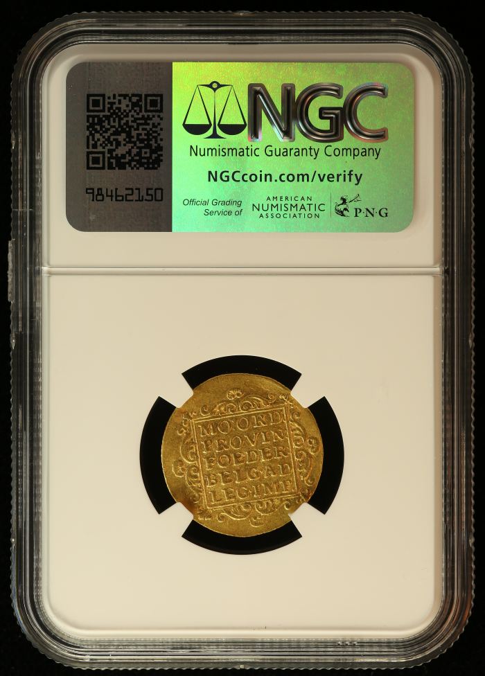 Netherlands Ducat 1802 Utrecht NGC AU53 0137018Netherlands Ducat 1802 Utrecht NGC AU53 0137018 - Image 2