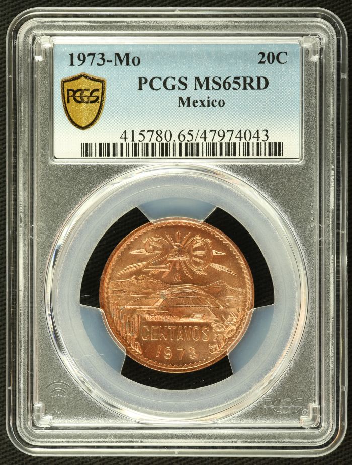 Modern Silver & Minors 20 Centavo 1973 Mo PCGS MS65RD 0137048Modern Silver & Minors 20 Centavo 1973 Mo PCGS MS65RD 0137048