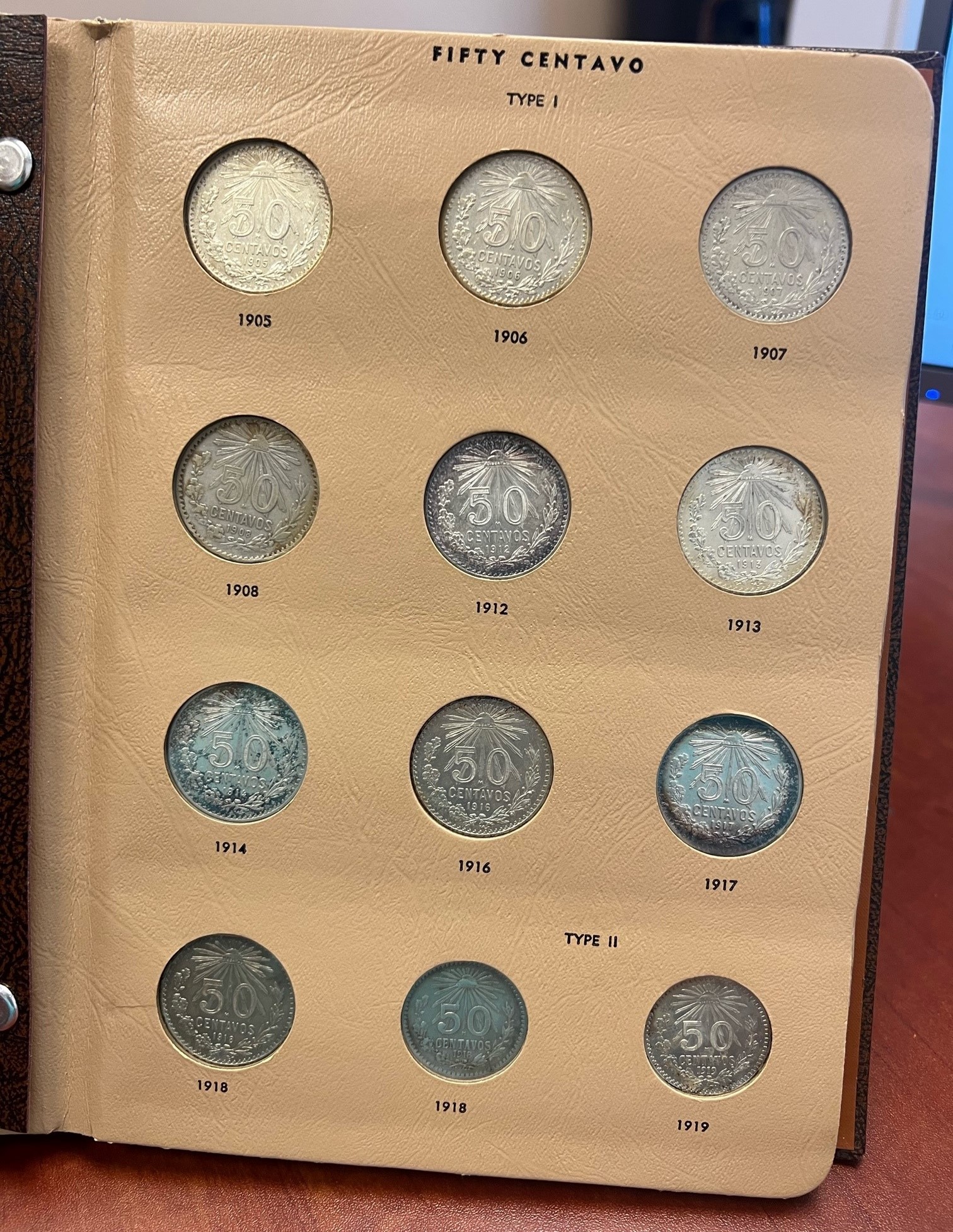 50 Centavo Mexican Coins Modern Silver & Minors Modern Silver & Minors Dansco Book of Fifty Centavos 0137779 Modern Silver & Minors Dansco Book of Fifty Centavos 0137779Modern Silver & Minors Dansco Book of Fifty Centavos 0137779 - Image 2