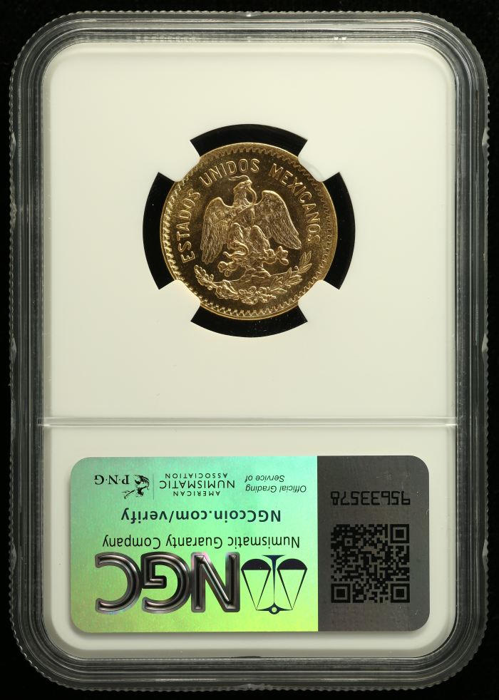 Modern Gold 10 Peso 1959 M NGC MS67 f_34626