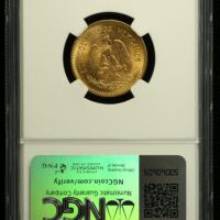 Modern Gold 10 Peso 1959 M NGC MS65 0137477 | World Numismatics LLC