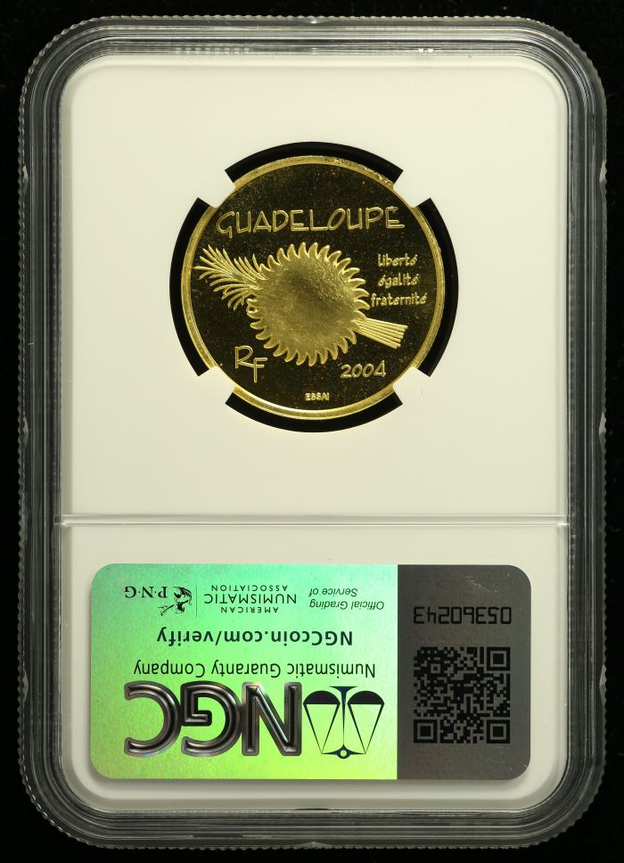 Guadeloupe 20 Euros 2004 Essai NGC PF68 Ultra Cameo 0137479Guadeloupe 20 Euros 2004 Essai NGC PF68 Ultra Cameo 0137479 - Image 2