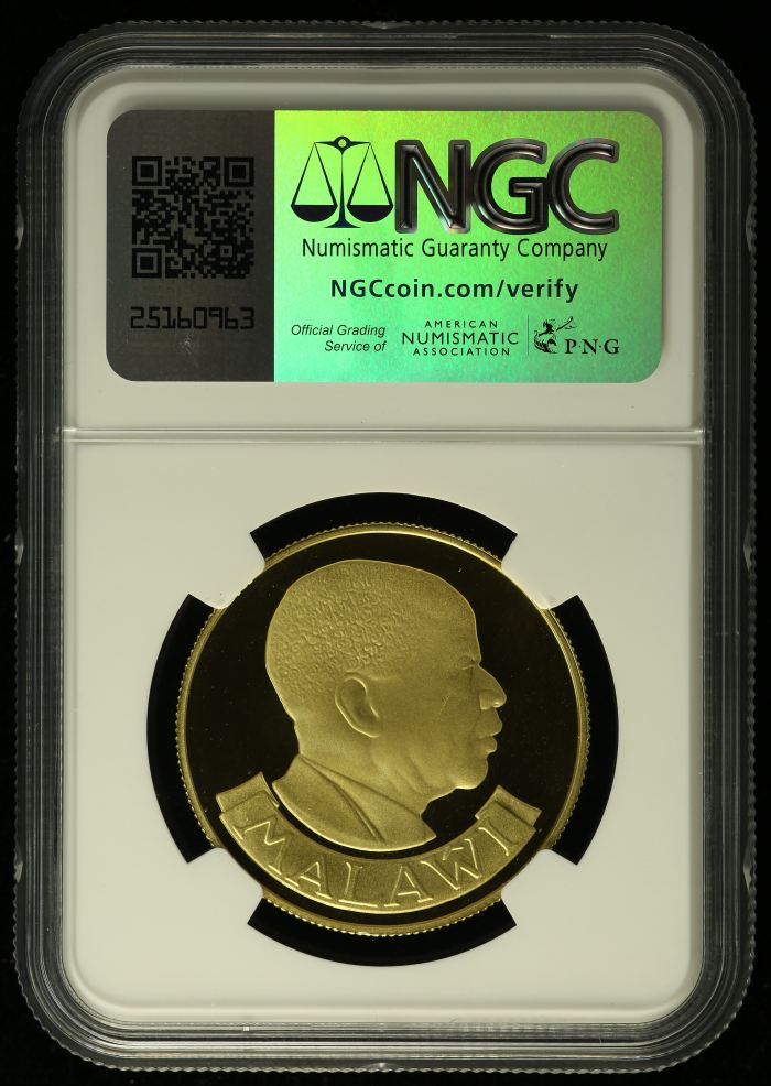 Other Malawi 250 Kwacha 1978 NGC PF69 Ultra Cameo 0137484Other Malawi 250 Kwacha 1978 NGC PF69 Ultra Cameo 0137484 - Image 2