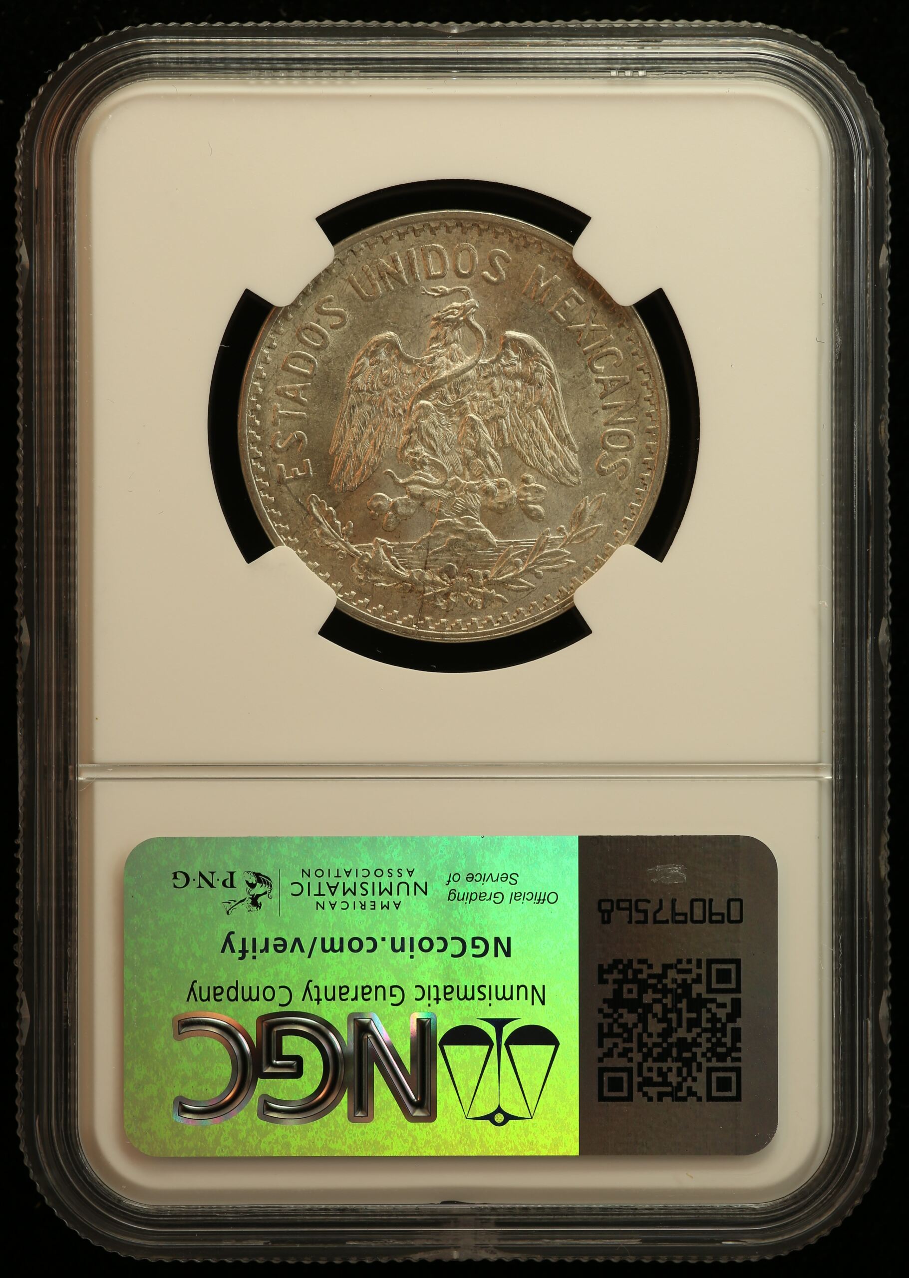 50 Centavo Mexican Coins Modern Silver & Minors Modern Silver & Minors 50 Centavo 1918 M NGC MS63 0137617 Modern Silver & Minors 50 Centavo 1918 M NGC MS63 0137617Modern Silver & Minors 50 Centavo 1918 M NGC MS63 0137617 - Image 2