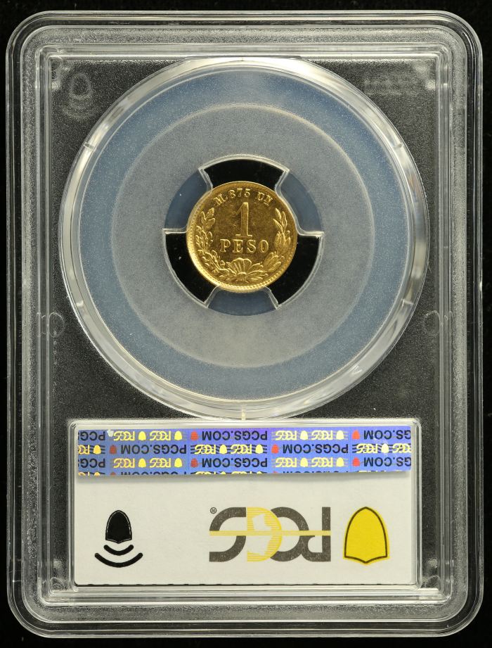 Republic Gold Peso 1898 Cn/Mo M PCGS MS62 0137510Republic Gold Peso 1898 Cn/Mo M PCGS MS62 0137510 - Image 2