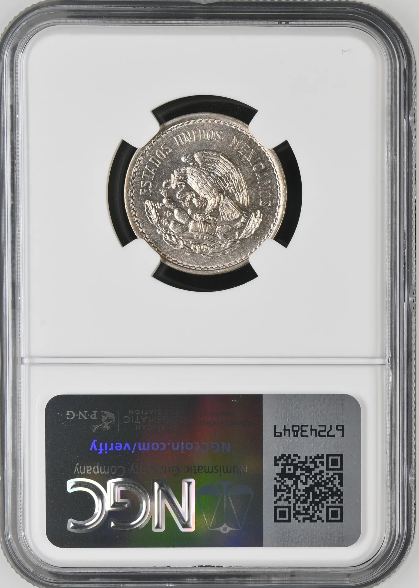 10 Centavo Mexican Coins Modern Silver & Minors Modern Silver & Minors 10 Centavo 1946 M NGC MS65 0138158 Modern Silver & Minors 10 Centavo 1946 M NGC MS65 0138158Modern Silver & Minors 10 Centavo 1946 M NGC MS65 0138158 - Image 2