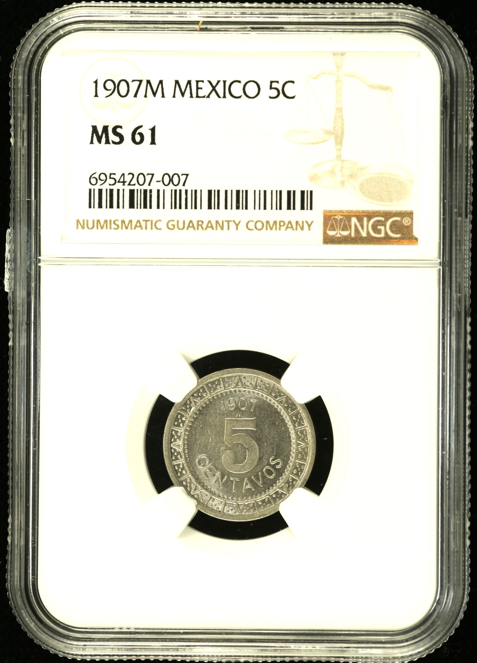 Mexico Type Dansco Album w/6coins 0129786 – World Numismatics LLC