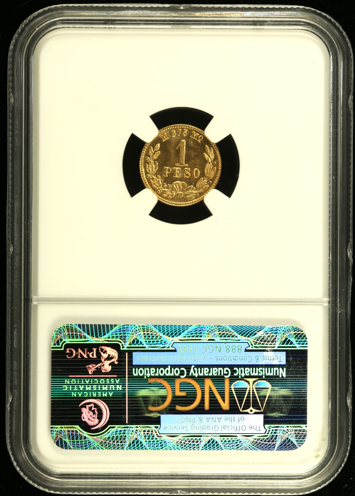 Republic Gold Peso 1903 Mo M NGC MS67 0137974 | World Numismatics LLC