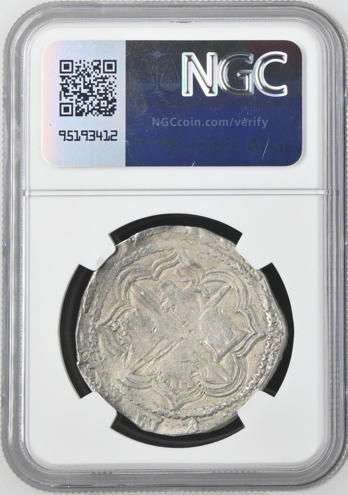 Bolivia 8 Reales (1578-95) P B NGC AU53 0138528Bolivia 8 Reales (1578-95) P B NGC AU53 0138528 - Image 2