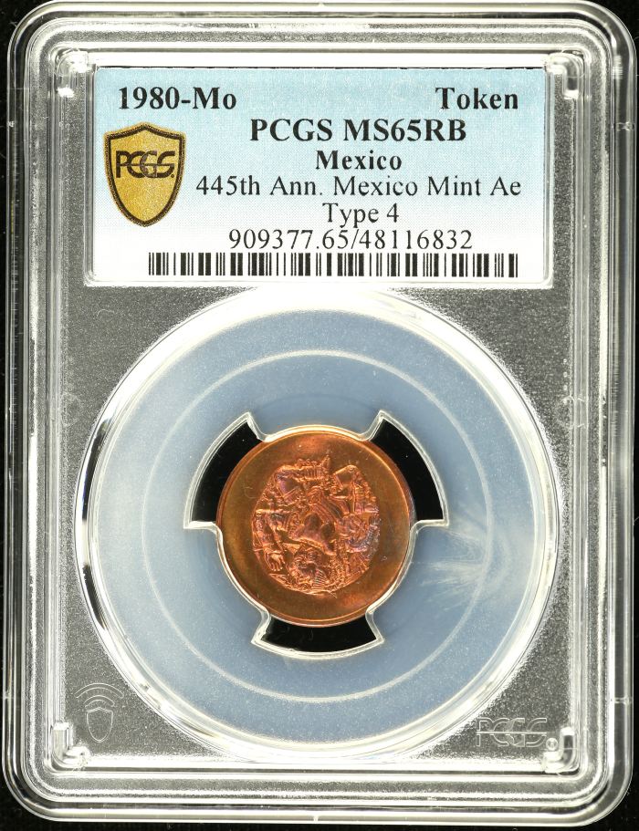 Medals & Tokens Token 1980 Mo PCGS MS65RB 0138879