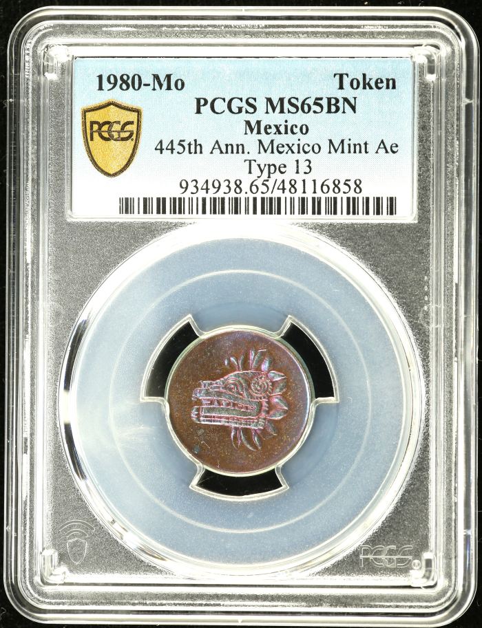 Medals & Tokens Token 1980 Mo PCGS MS65BN 0138886