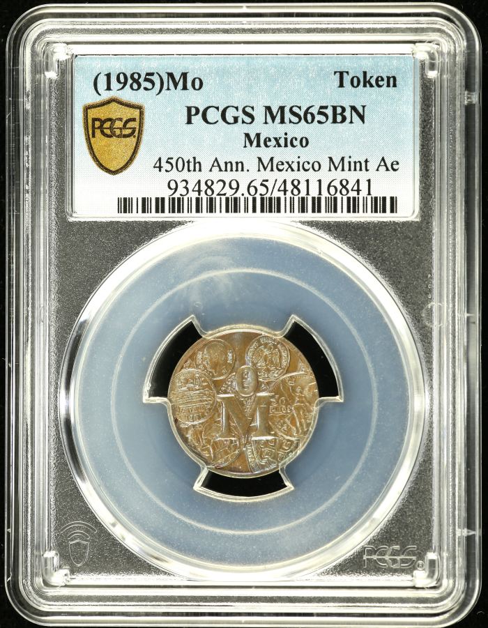 Medals & Tokens Token (1985) Mo PCGS MS65BN 0138896