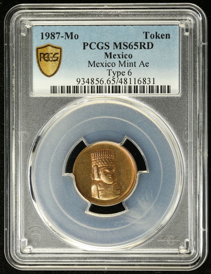 Medals & Tokens Token 1987 Mo PCGS MS65RD 0138891