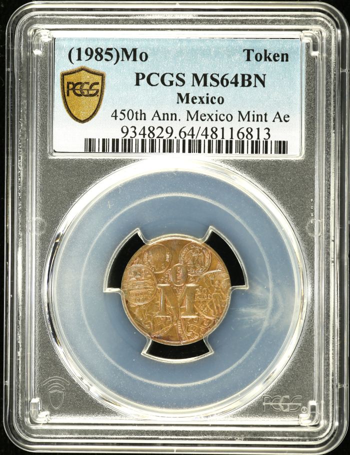 Medals & Tokens Token (1985) Mo PCGS MS64BN 0138901