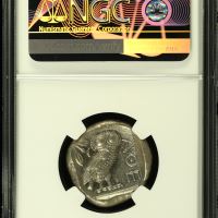 Attica Athens c.440-404 BC AR Tetradrachm NGC Ch XF 0139683