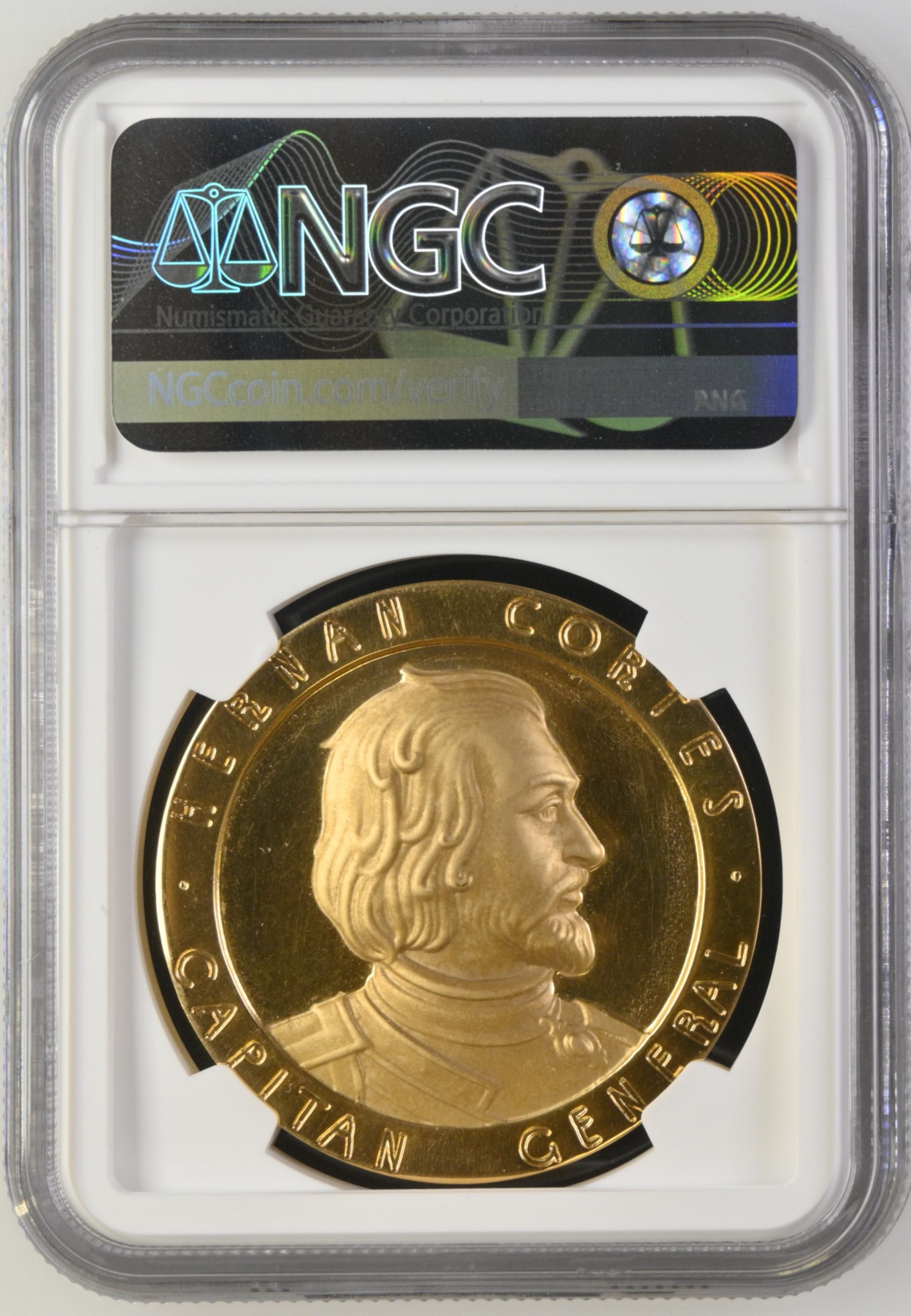 Medals & Tokens Mexican Coins Medals & Tokens Cortes & Cuauhtemoc Gold Medal 1963 NGC MS66DPL Grove-P-77 0140060 Medals & Tokens Cortes & Cuauhtemoc Gold Medal 1963 NGC MS66DPL Grove-P-77 0140060Medals & Tokens Cortes & Cuauhtemoc Gold Medal 1963 NGC MS66DPL Grove-P-77 0140060 - Image 2