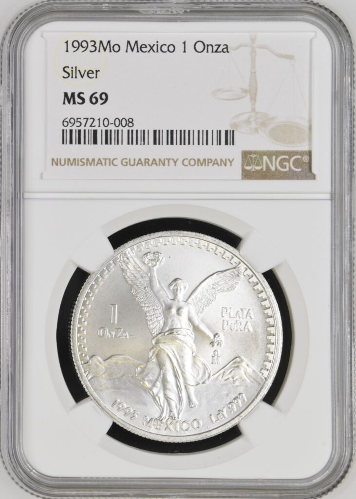 Modern Silver & Minors Onza 1993 Mo NGC MS69 0140190
