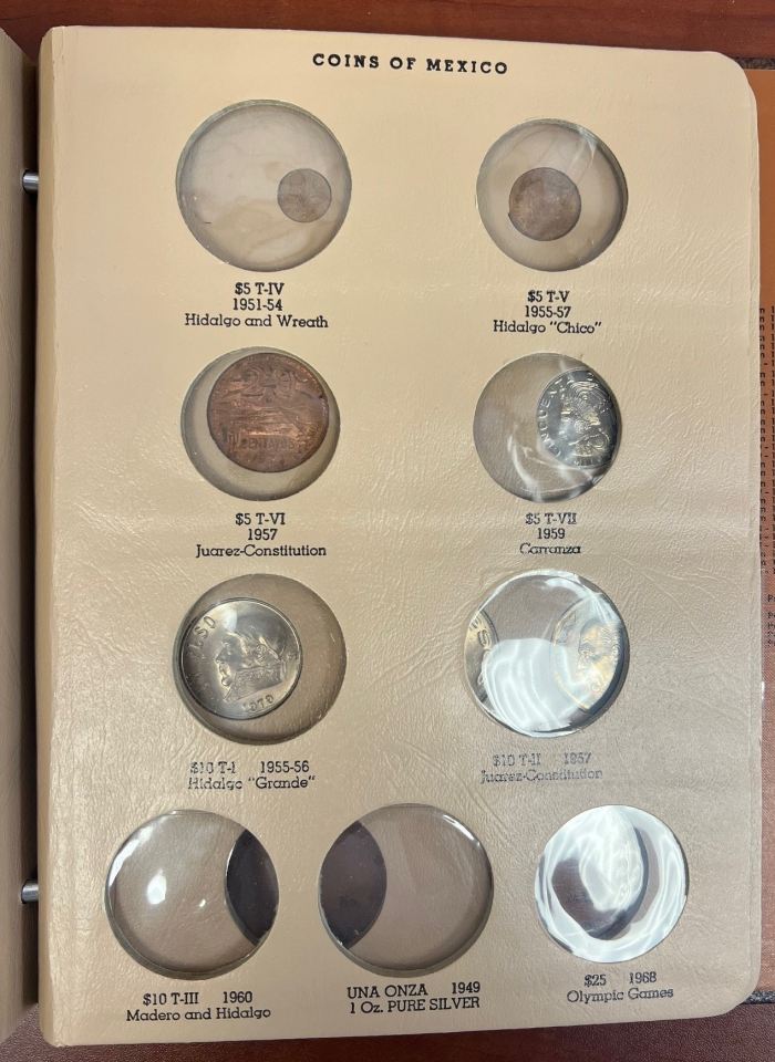 Dansco Mexico Type Book w/8 Coins 0140400Dansco Mexico Type Book w/8 Coins 0140400 - Image 6