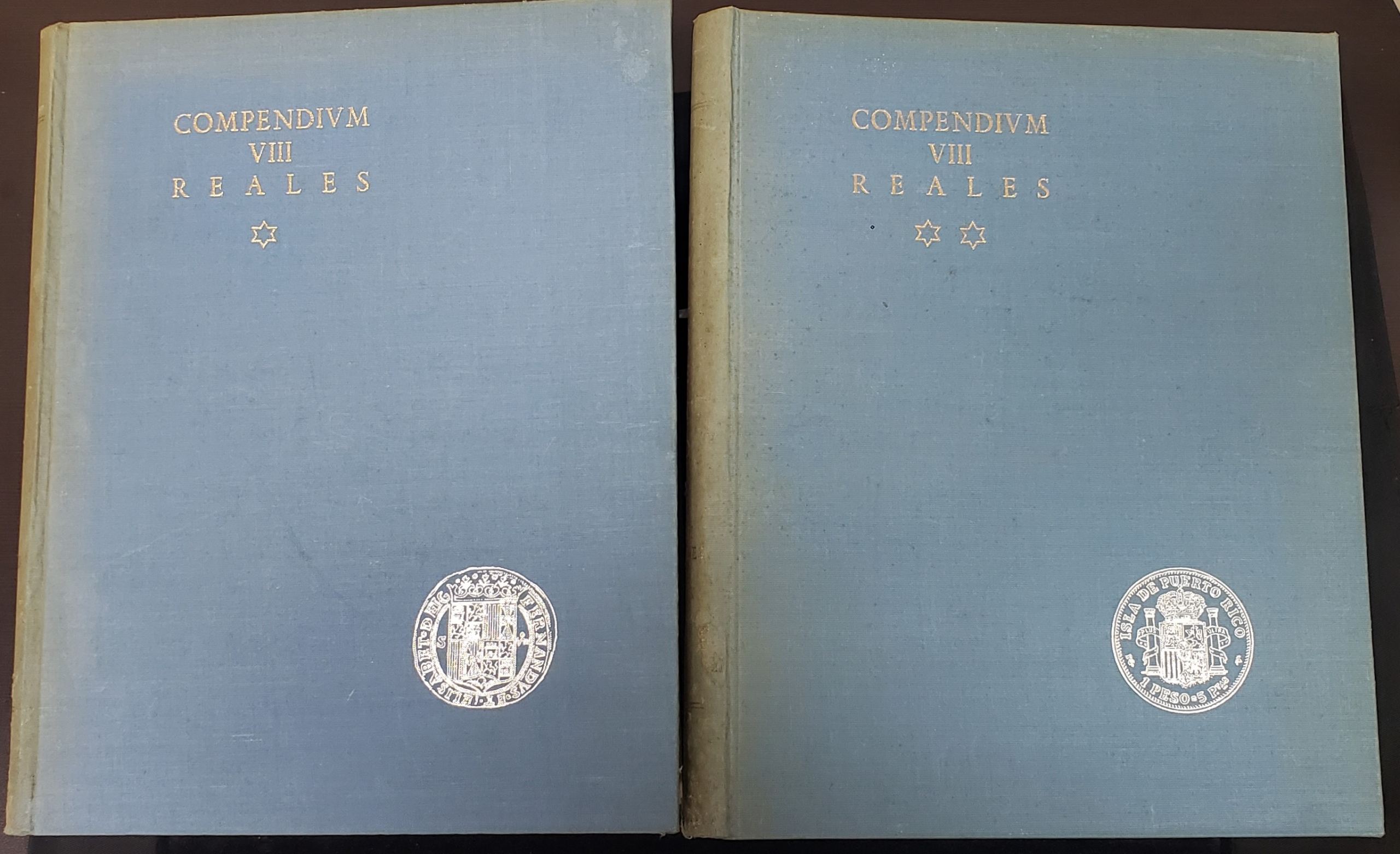 Compendium VIII Reales Compendio de las Piezas de Ocho Reales Volumes 1 & 2 by Gabriel Calbeto 0141036