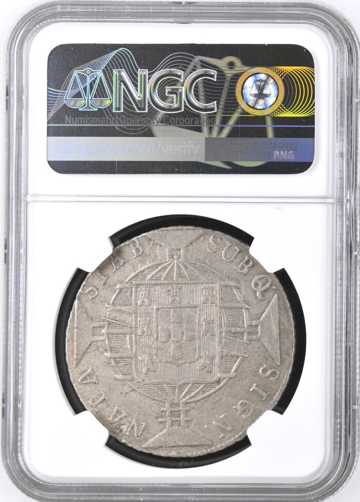 Brazil 960 Reis 1819 R Mald-443.07 NGC AU53 0140530Brazil 960 Reis 1819 R Mald-443.07 NGC AU53 0140530 - Image 2