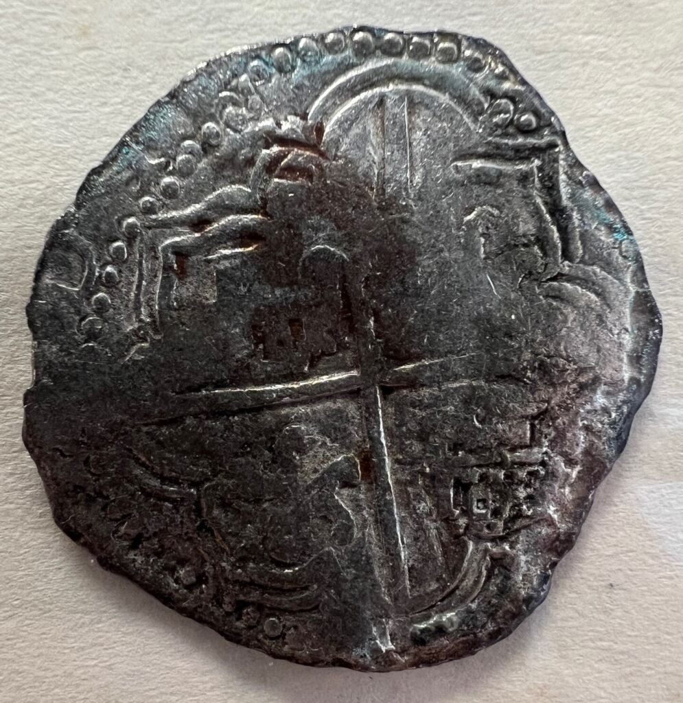 Atocha (1622) Framed 8 Reales Potosi 0140582Property of World Numismatics