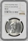 Philippines Peso 1947 S NGC MS64 0140611