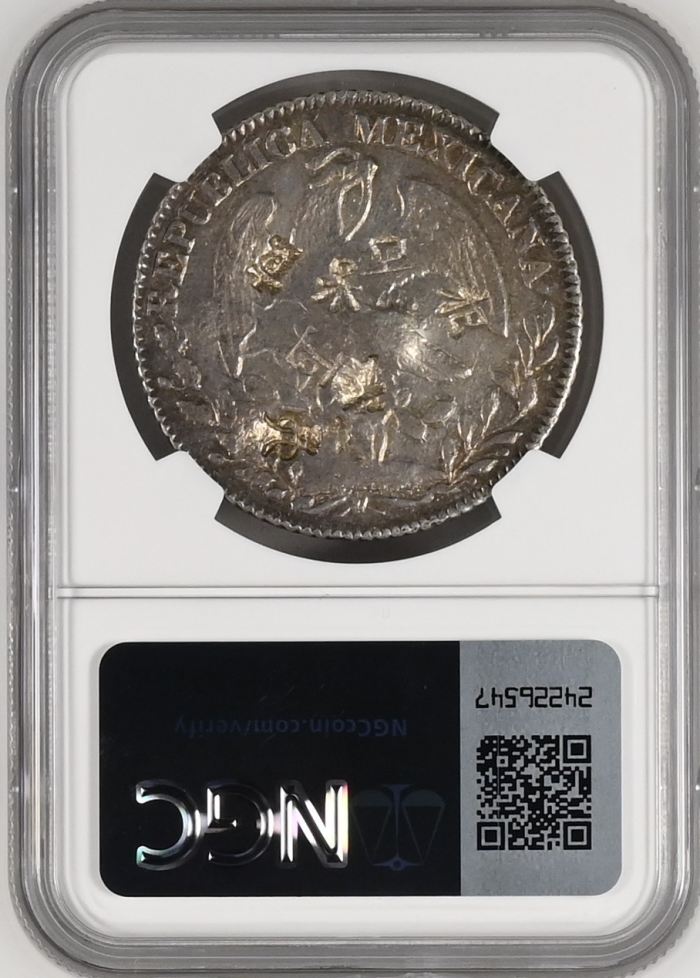 Chopmarked 8 Reales 1852 Go PF NGC CHOPMARKED 0140724Chopmarked 8 Reales 1852 Go PF NGC CHOPMARKED 0140724 - Image 2