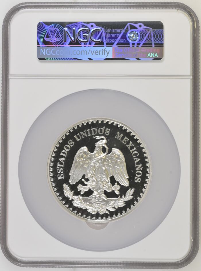 Modern Silver & Minors 5 Onza 1987 Mo #1669 NGC PF68 Ultra Cameo 0140767Modern Silver & Minors 5 Onza 1987 Mo #1669 NGC PF68 Ultra Cameo 0140767 - Image 2