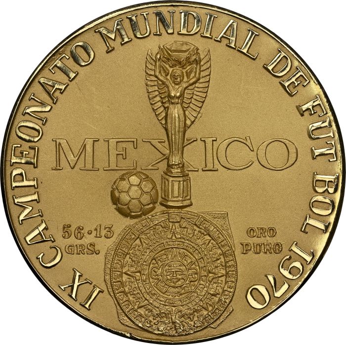 Modern Gold World Soccer Championship Gold Medal 1970 NGC MS67 Grove-1082 0140868Modern Gold World Soccer Championship Gold Medal 1970 NGC MS67 Grove-1082 0140868 - Image 4